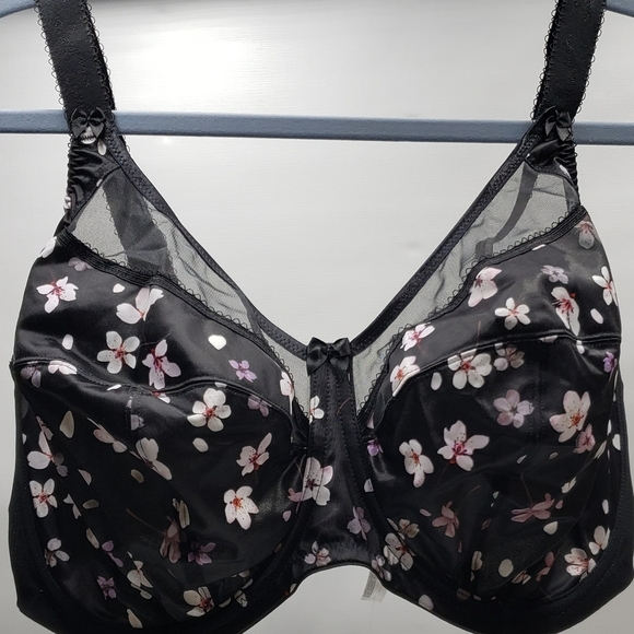New Goddess Kayla Full Support Floral Bra 38J - Picture 3 of 14